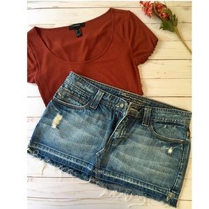 Abercrombie & Fitch Denim Skirt Size 2